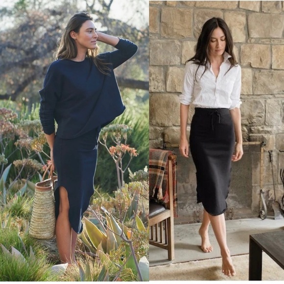 Frank & Eileen Dresses & Skirts - Frank &Eileen Tee Lab Donegal Unforgettable Skirt Triple Fleece Black Size XS